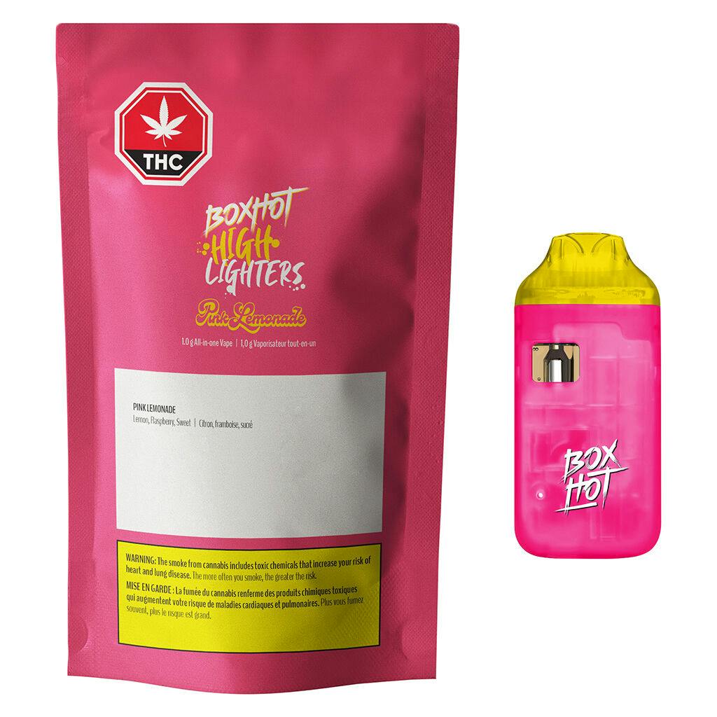 BOXHOT - BOXHOT - Highlighters - Pink Lemonade 1g AIO